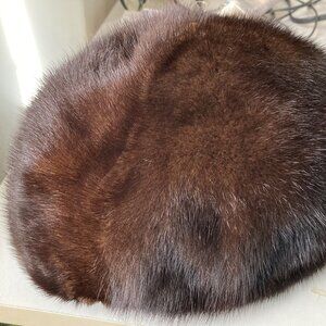 Vintage mink beret, Canadian Fur Co., Hartford, CT